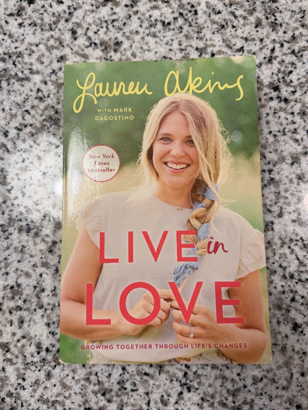 Live in Love Book by Lauren Akins